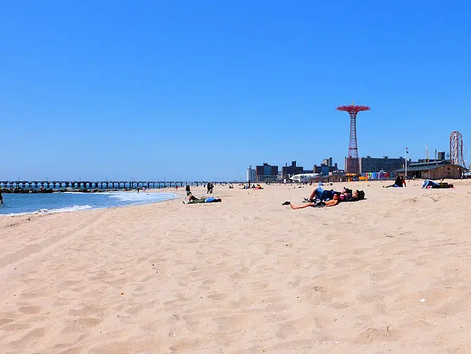 Coney Island i New York - Stranden