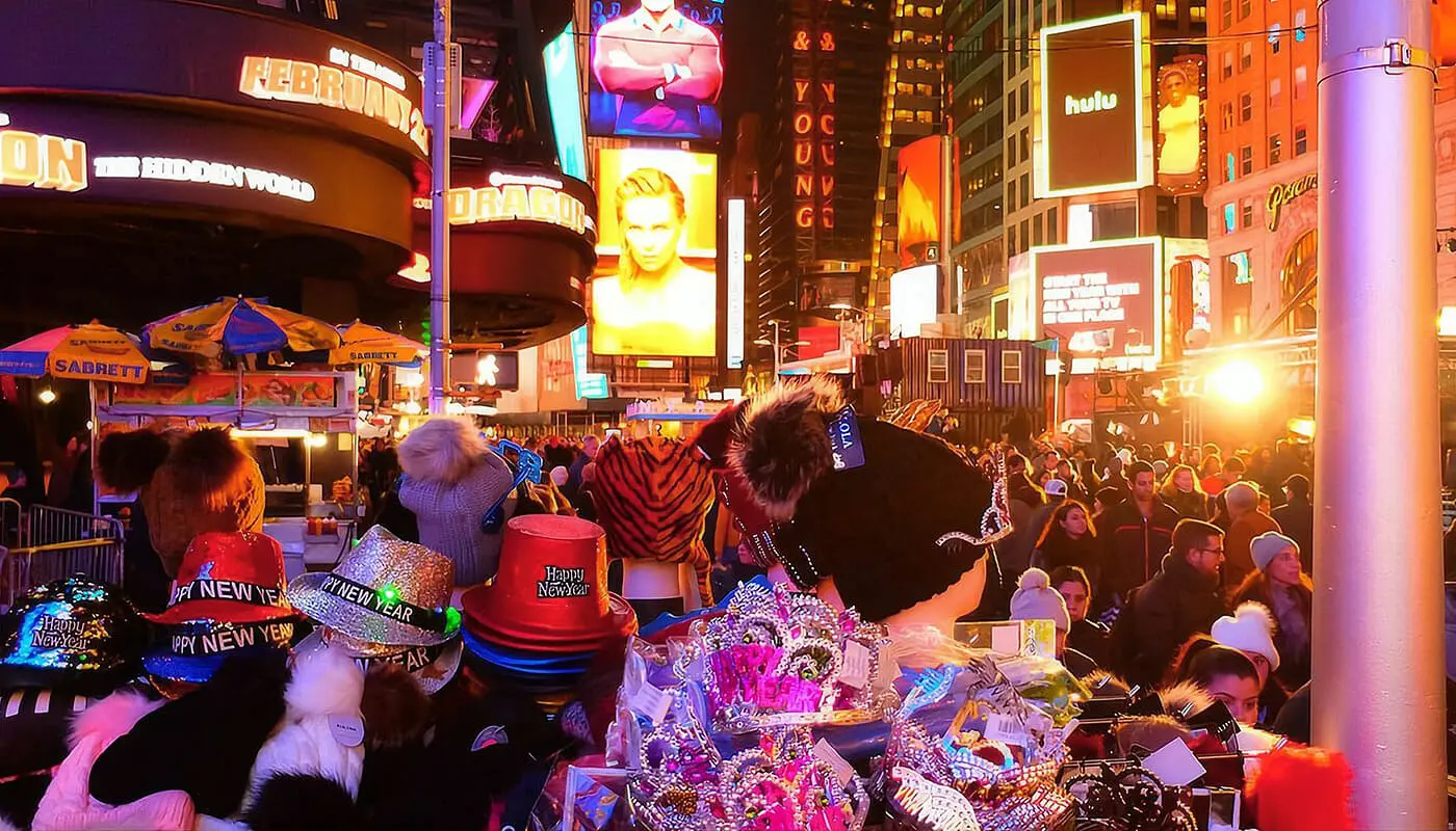 Nyårsafton i New York - Dekorationer