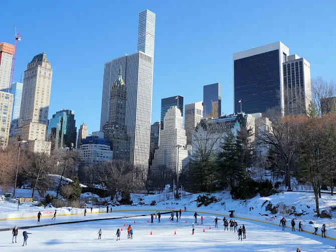 Skridskoåkning i New York - Wollman Rink