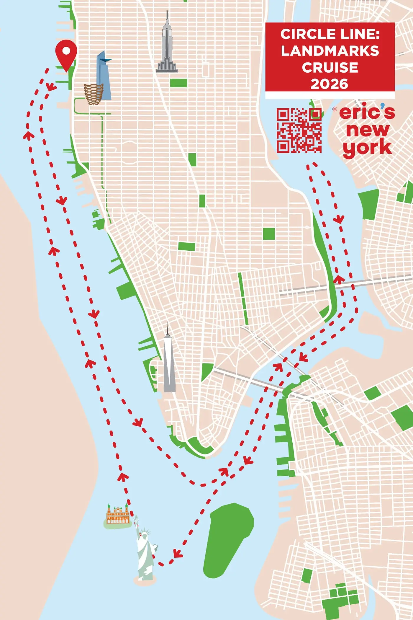 Circle Line Landmarks Cruise - Rutt