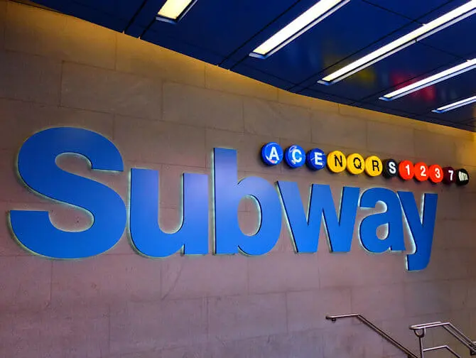 Tunnelbanan i NYC - Tunnelbanestation