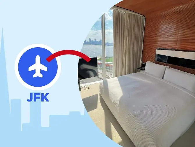 Från JFK Airport till ett hotel i New Jersey