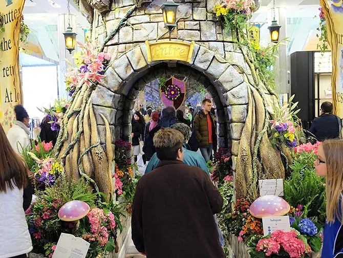 Macy’s i New York - Flower Show dekorationer
