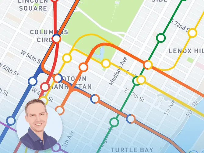 Tunnelbana i New York - Eric's New York app