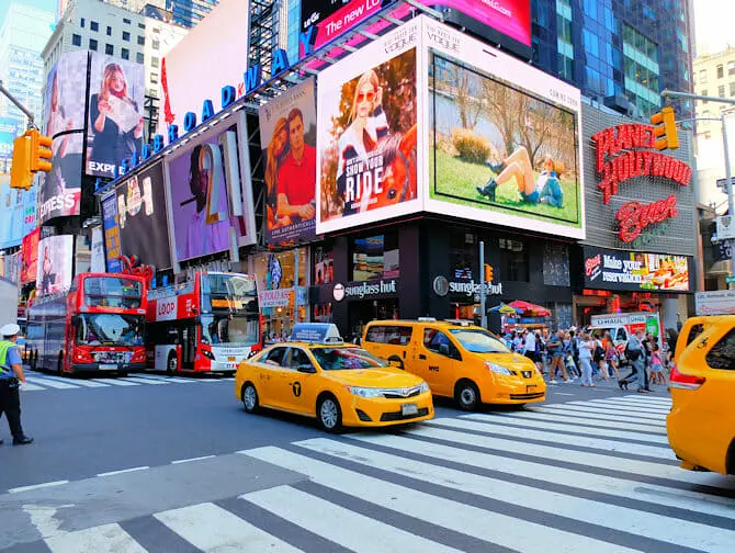 Taxi i New York - Rusningstrafik