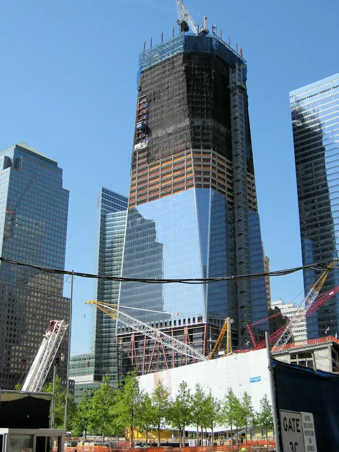 Freedom Tower i NYC - Byggnadskonstruktion