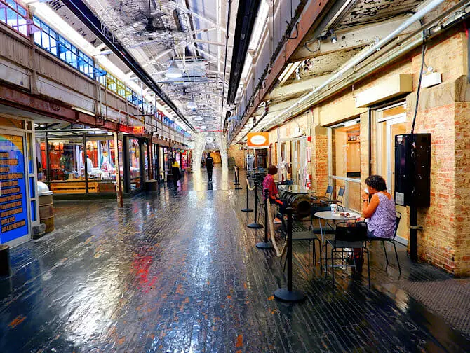 Marknader i New York - Chelsea Market hall
