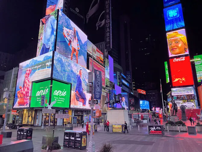 Saker att göra på Times Square - Kvällstid