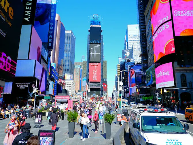 Saker att göra på Times Square - Dagtid