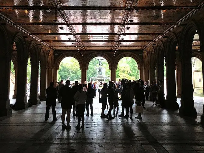 Central Park i New York - Bethesda Terrace