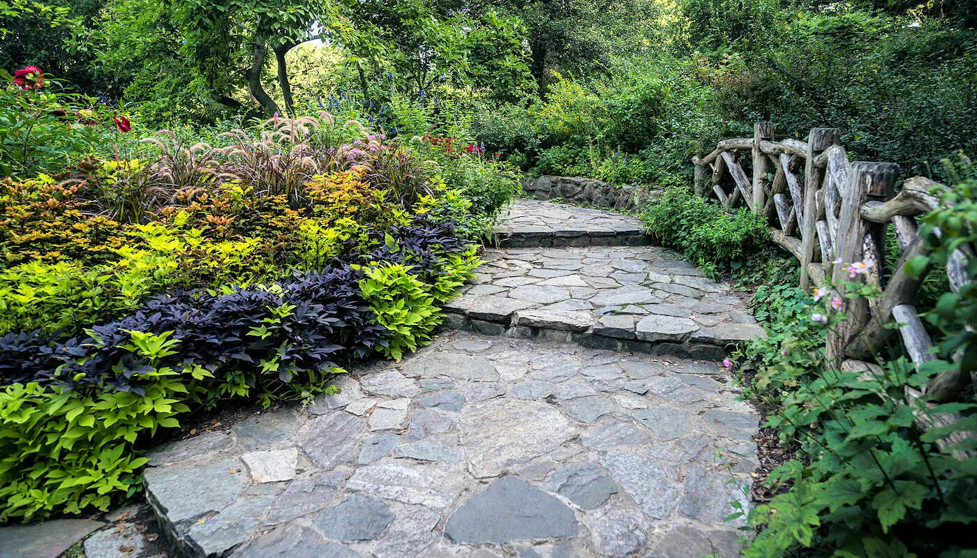 Central Park i New York - Shakespeare Garden