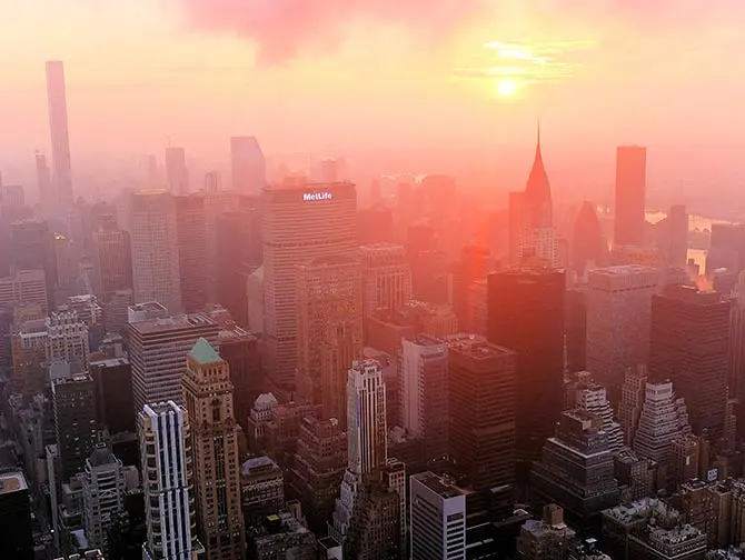 Biljetter till Empire State Building - Soluppgång East River