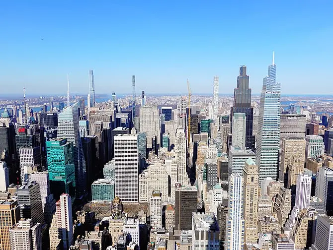 Empire State Building biljetter - Utsikt Uptown Manhattan