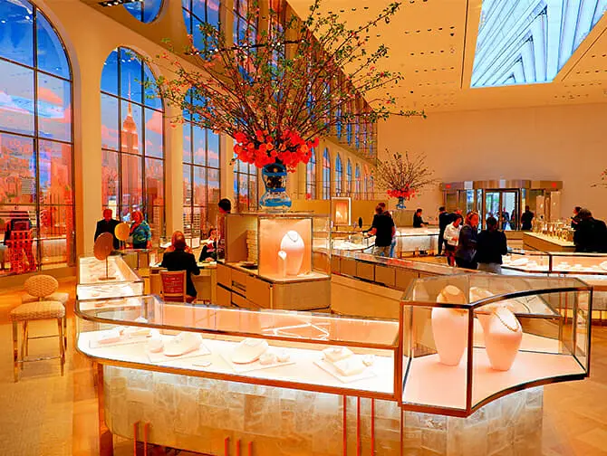 Tiffany's i New York - Vitriner
