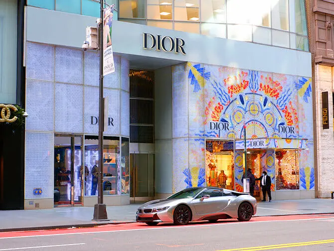 Upper East Side Shopping i NYC - Skyltfönster