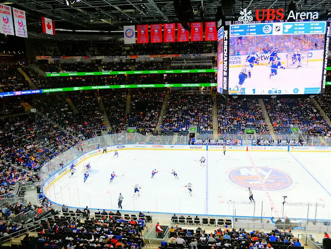 New York Islanders - Amerikanska flaggan