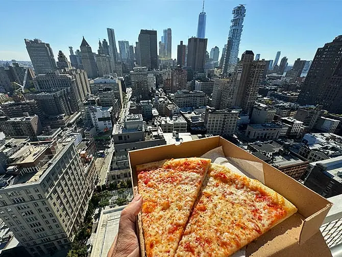 B&auml;sta pizzan i New York
