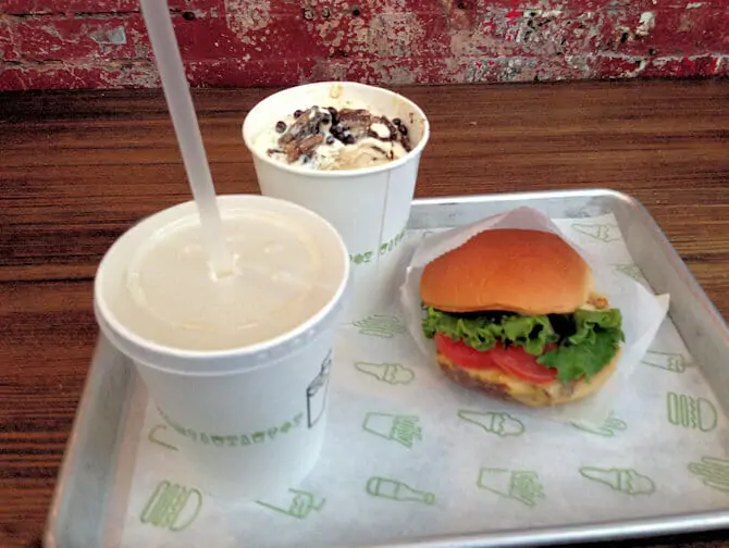 Bästa hamburgarna i New York - Shake Shack burger
