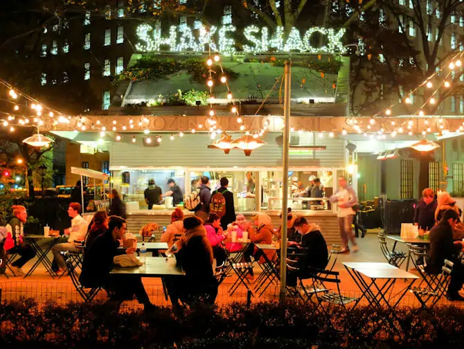 B&auml;sta hamburgarna i New York - Shake Shack