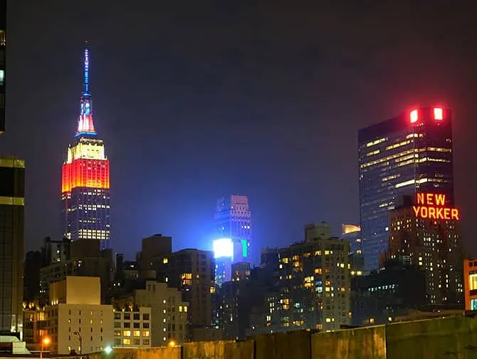 4th of July i New York - Empire State Building