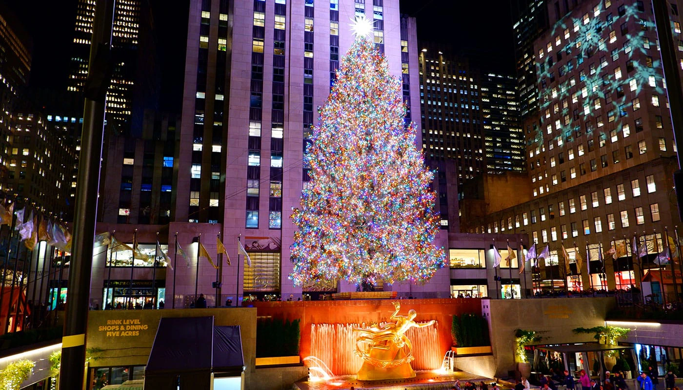 Christmas Time in New York - Rockefeller Tree