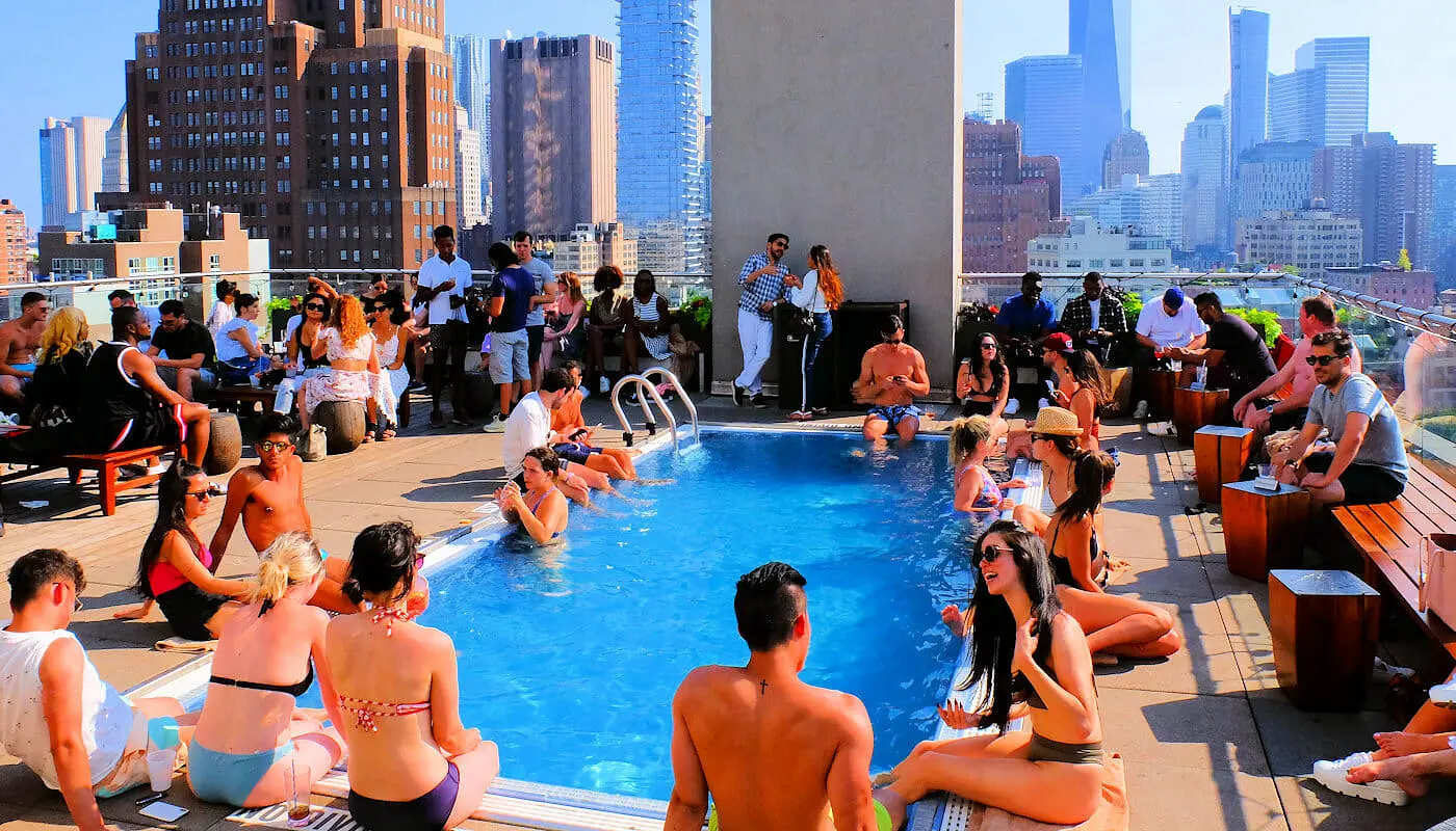 Rooftop Bar i New York