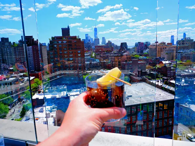 Rooftop Bars i New York - Utsikt från Gansevoort Hotel