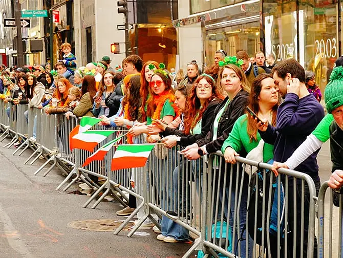 St Patricks Day i NYC - irländsk kultur