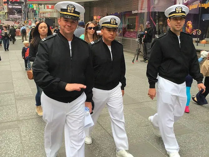 Fleet Week i NYC - Sjömän