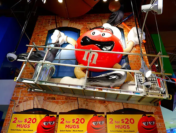 M&M’s butik på Times Square - M&M