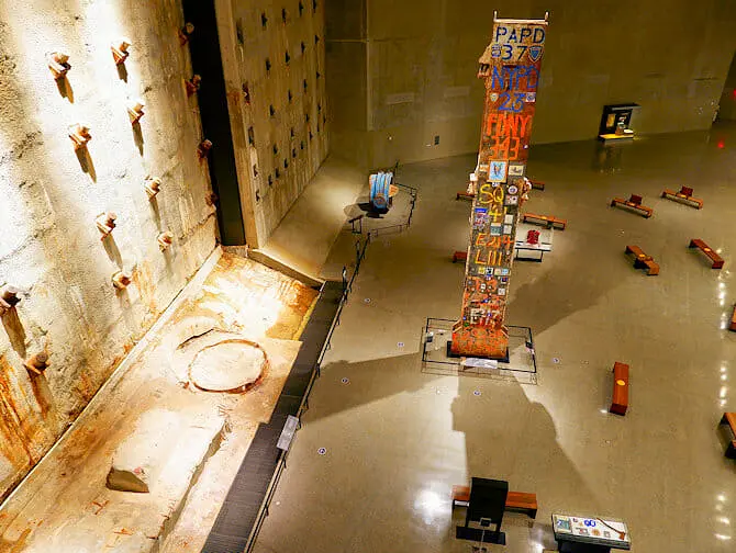 9-11 Museum i NYC - Interiör