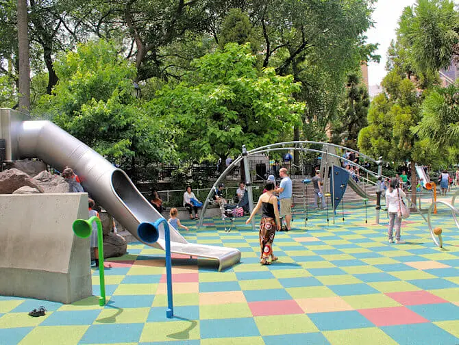 Lekplats i NYC - Union Square Playground