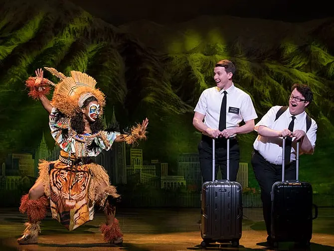 Biljetter till The Book of Mormon på Broadway - Arnold och Kevin