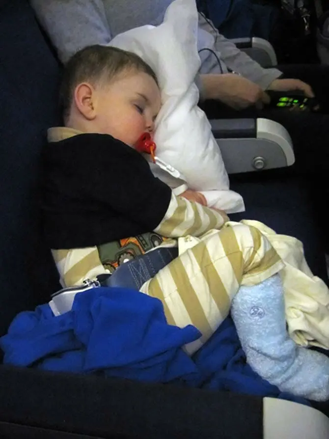 Flyga med småbarn till New York