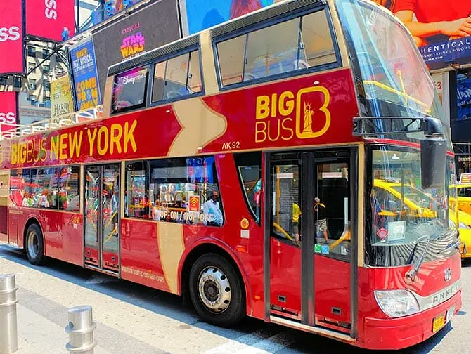 Hop on Hop off buss i New York - Big Bus