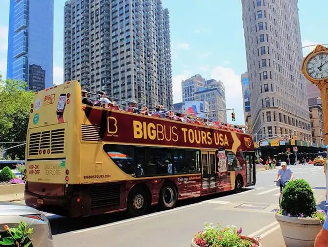 Hop on Hop off Bus i New York