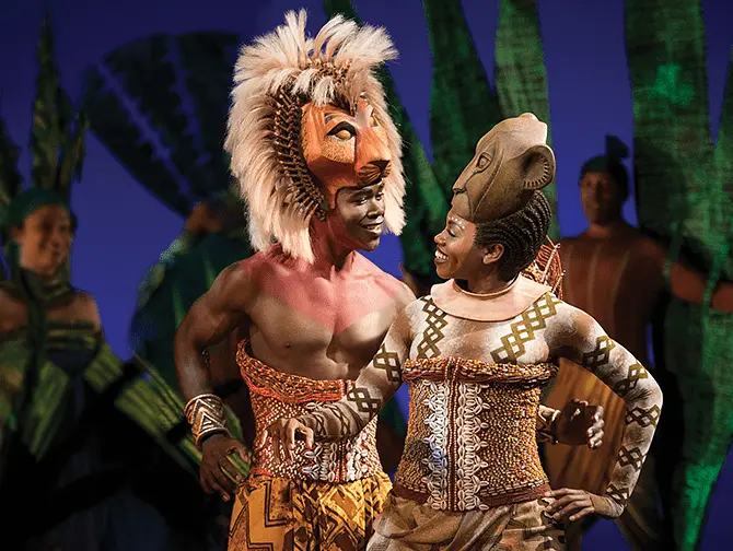Biljetter till The Lion King på Broadway - Simba och Nala