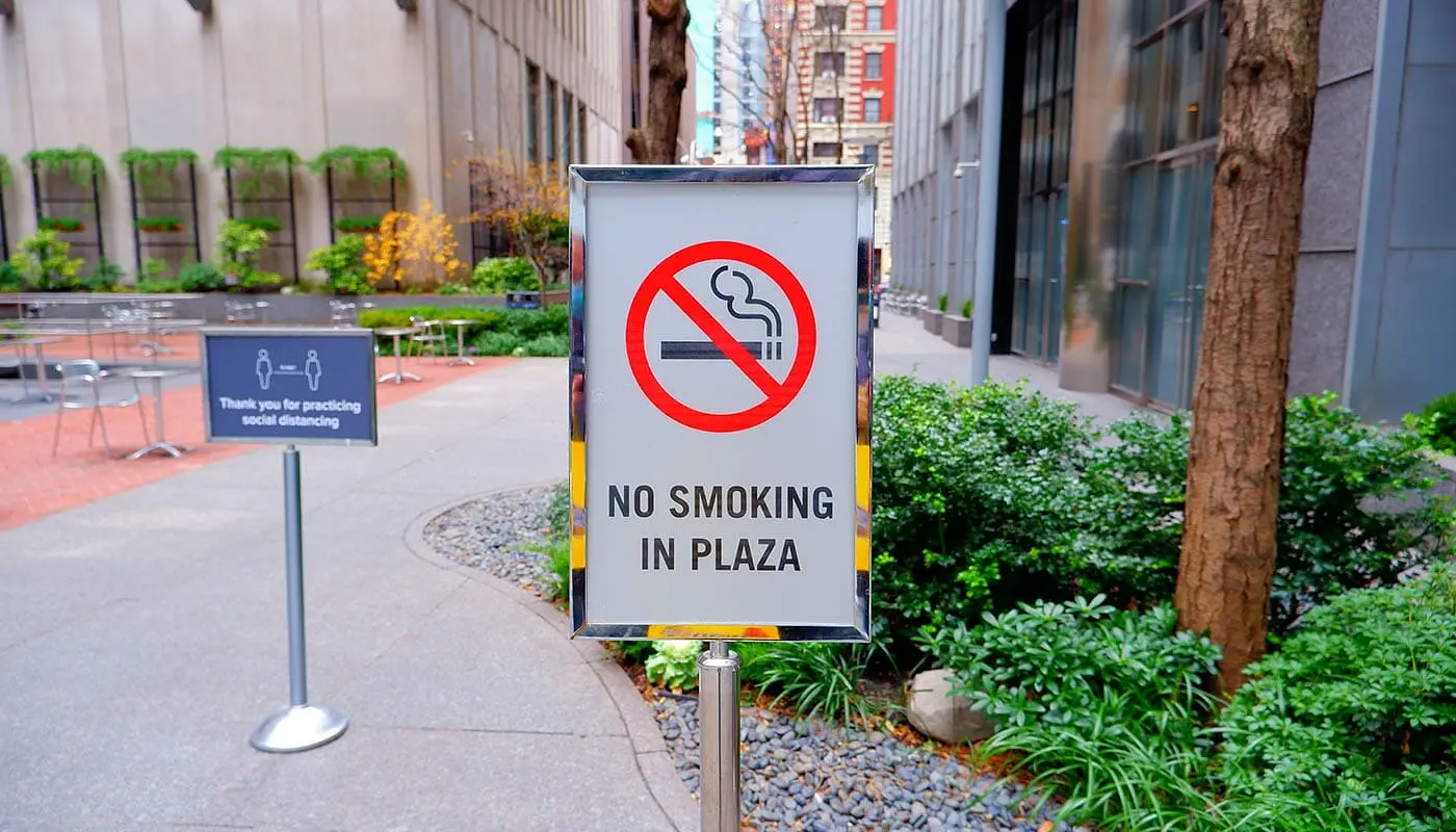 Rökning i NYC - Rökning förbjuden i parker