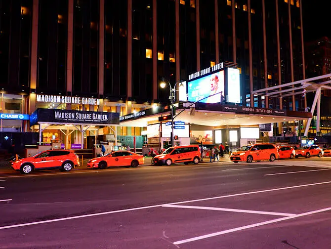 Madison Square Garden i NYC - Billboard