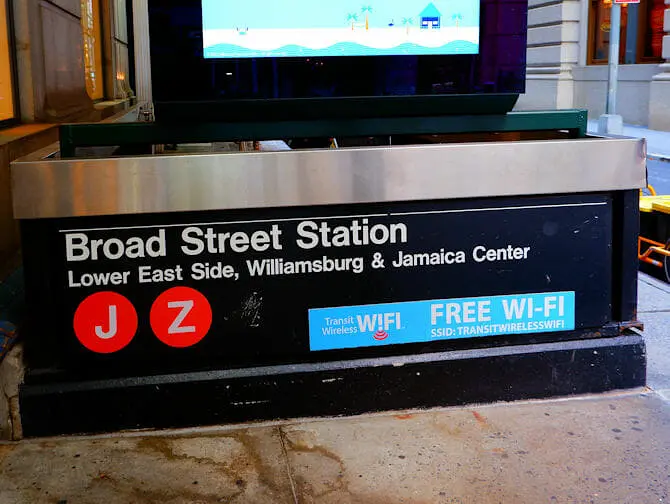 WiFi i New York - WiFi på 5th Avenue Station
