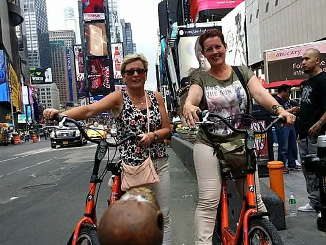 Guidad cykeltur på Manhattan i New York