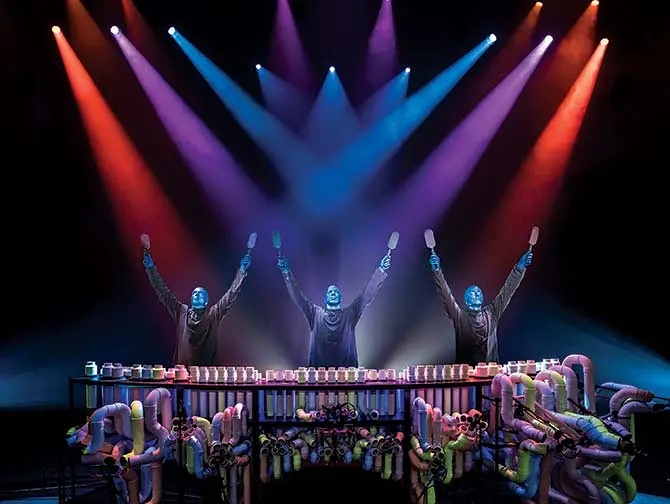Biljetter till Blue Man Group i New York - Trummor