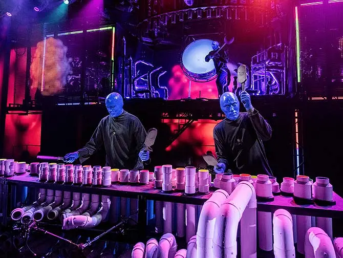 Biljetter till Blue Man Group i New York - På scen
