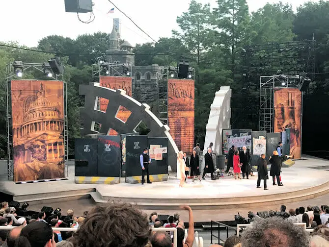 Shakespeare in the Park i New York - Publik