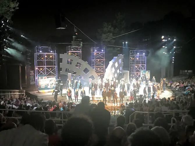 Shakespeare in the Park i New York - Slutscen