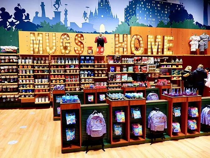 Disney butiken på Times Square - Muggar