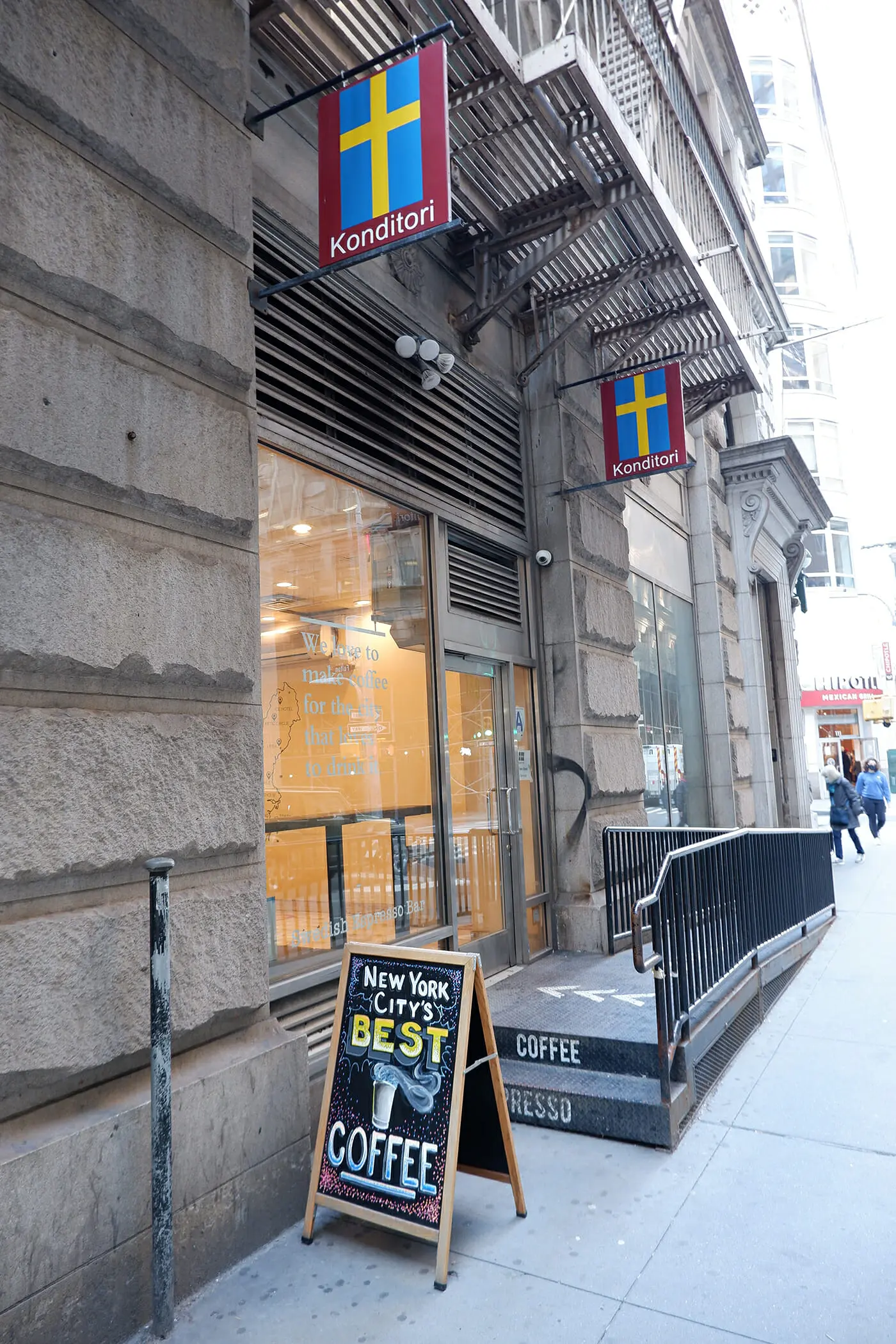 Svenska matställen i New York - Konditori