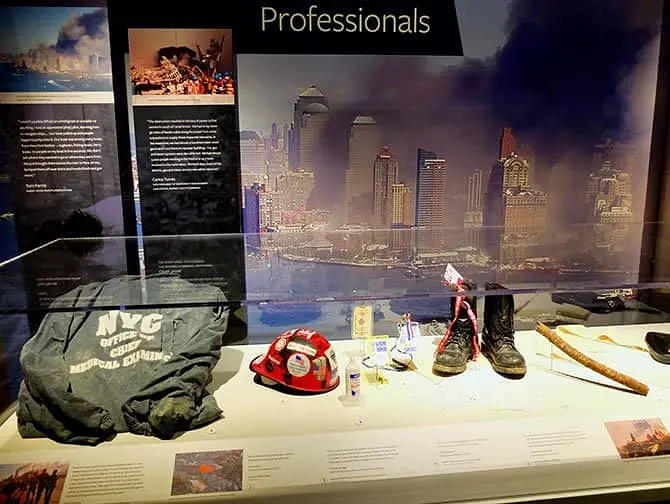 911 Tribute Museum i New York - Föremål