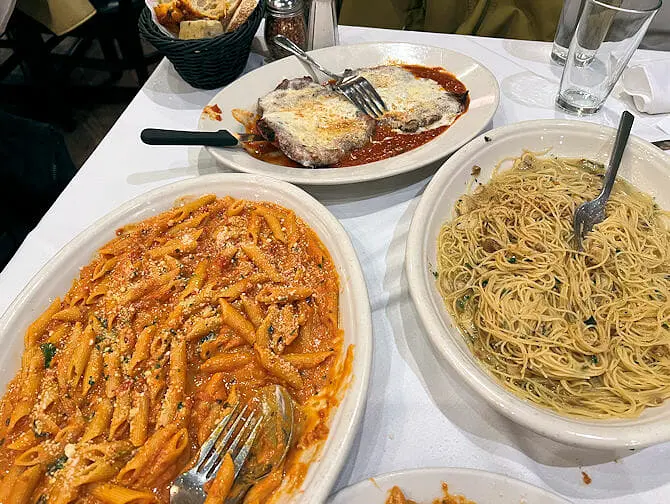 Carmine's familjerestaurang i New York - Penne alla Vodka