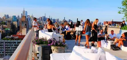 Besök en rooftopbar